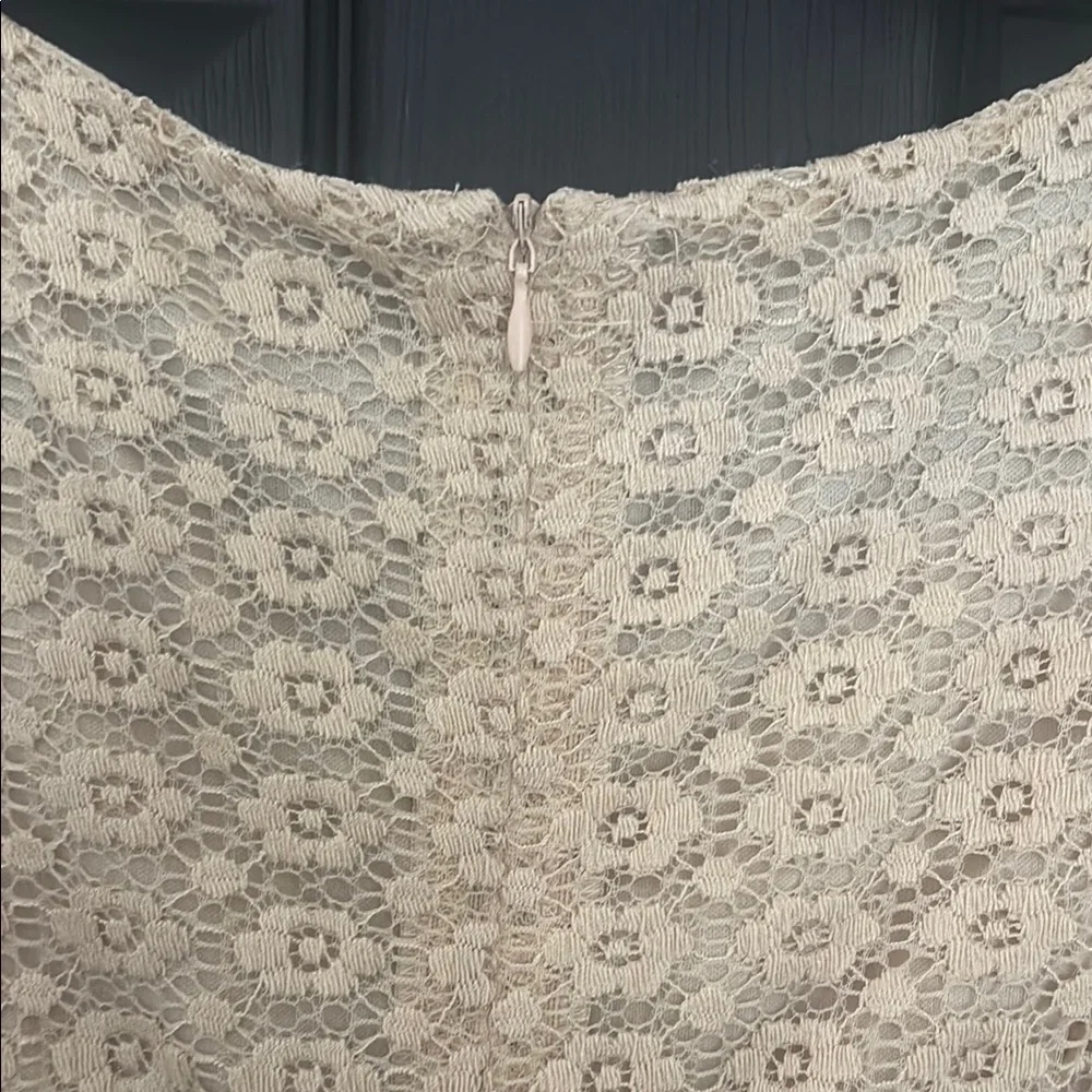 Cream Flutter Sleeve Ruffled Blouse - Picture 9 of 9